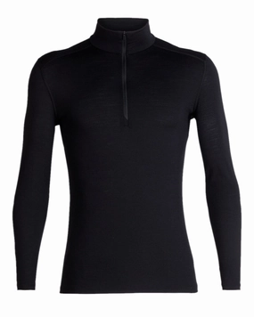 Icebreaker Mens Merino 200 Oasis Half Zip Thermal Top Relaxed Comfort Travel Friendly