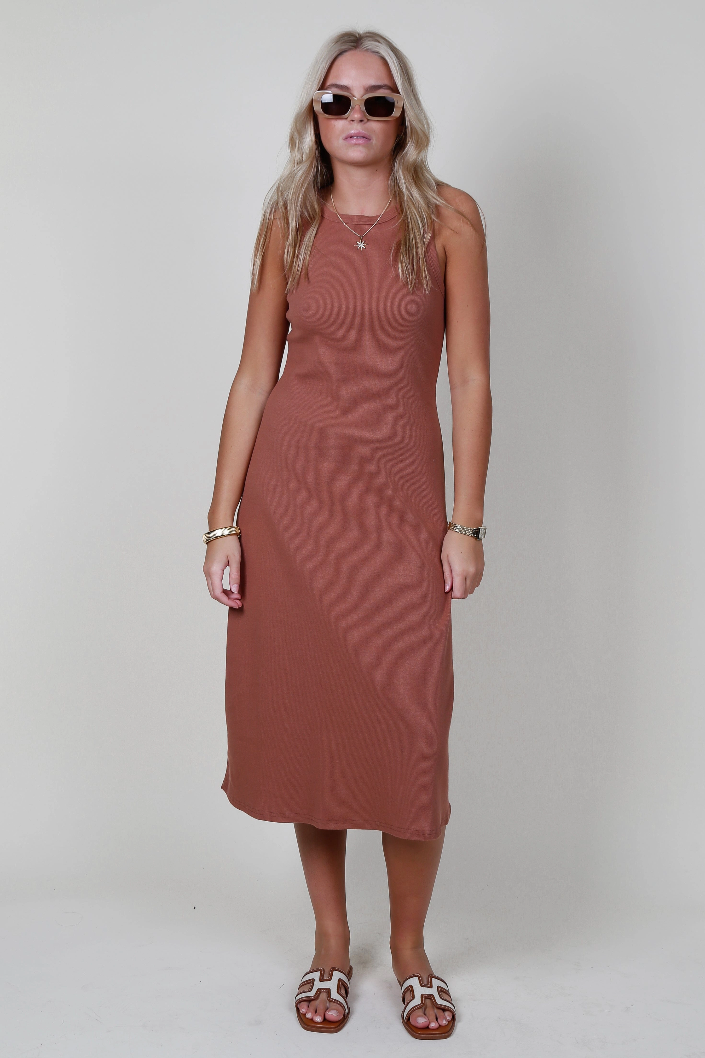Mix-And-Match The Ivette Dress - Brick