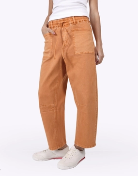Professional Wear Urban Explorer Traveler Gear Summer Vibes Fashion Lover Leo Barrel Jeans - Ginger