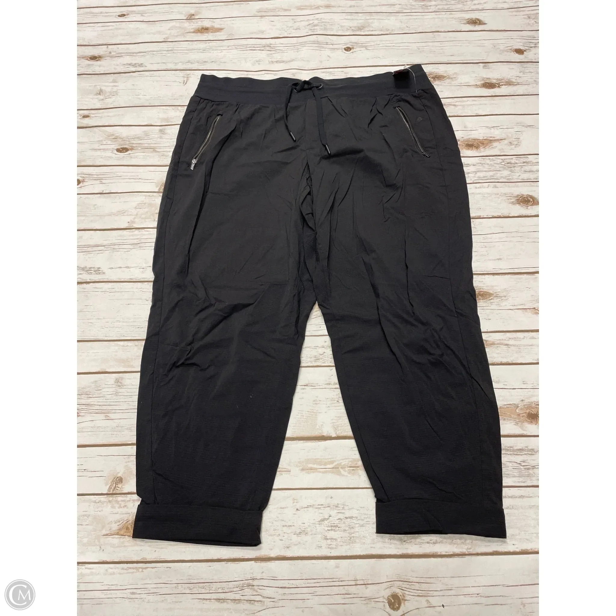 Stretch Support Fit AntiSlipGrip Athletic Pants By Athleta In Black, Size: 1x