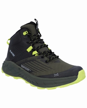 Hi-Tec Mens Fuse Trail Mid Waterproof Trainers Long Hour