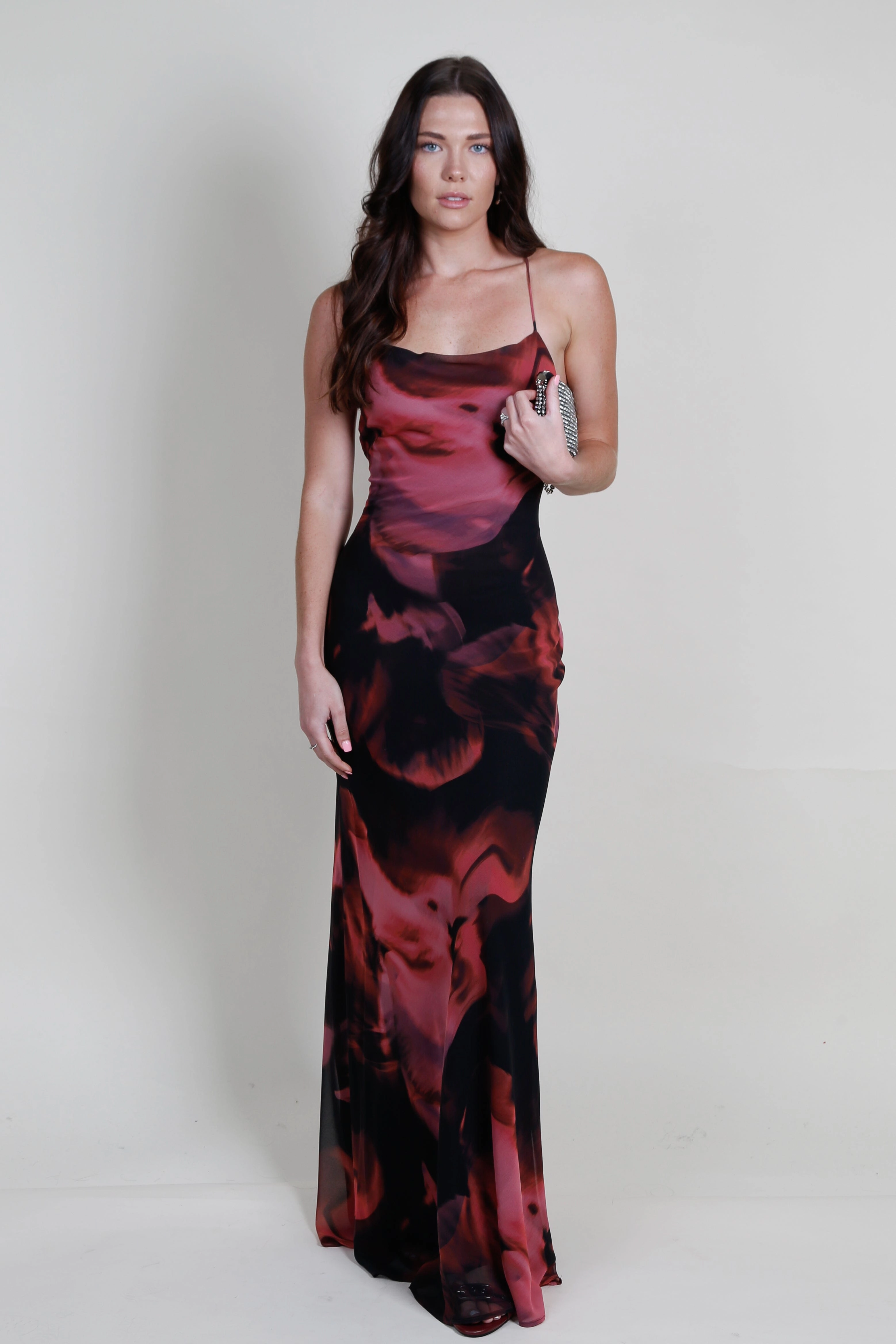 MISHA | Elowen Dress - Wonderland Print\ Mulberry Perfectly Tailored