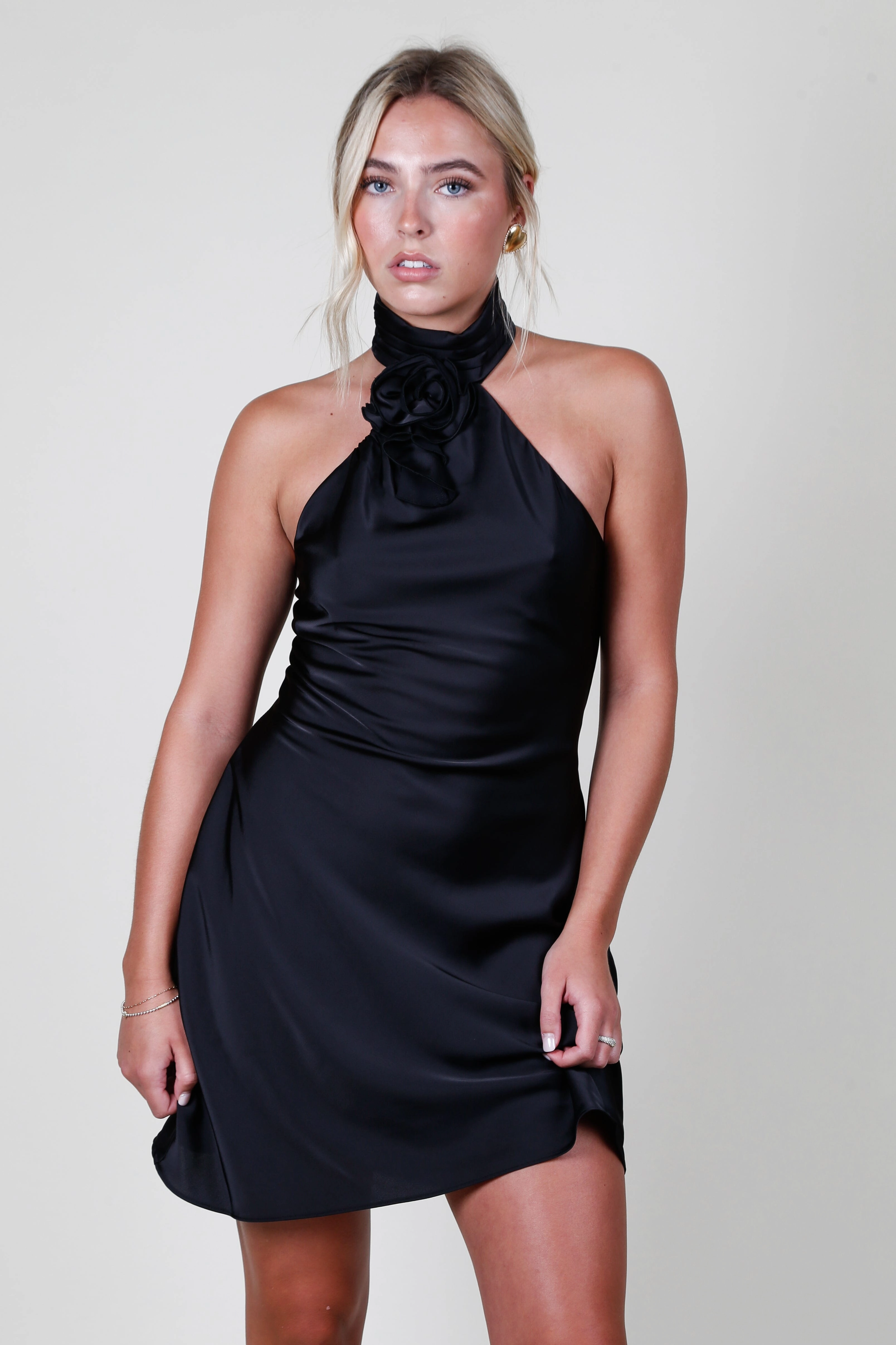 Tailored Fit MISHA | Sterling Mini Dress - Black