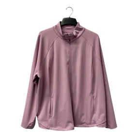 Compression Layer Athletic Jacket By Tek Gear In Purple, Size:4X