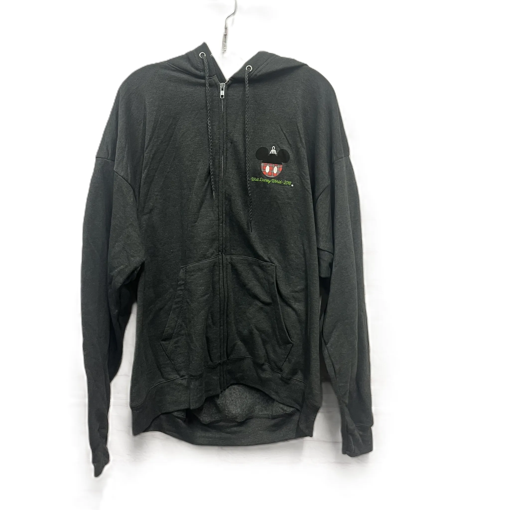 AdjustableDrawcordHem Athletic Jacket By Disney Store In Grey, Size: Xl