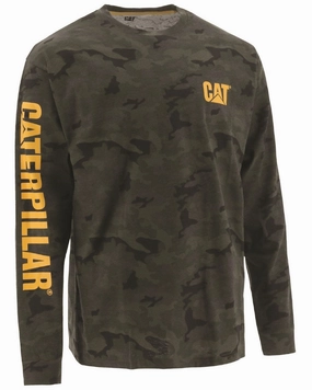 Caterpillar Trademark Banner Long Sleeve Tee product couple intimacy