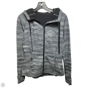 Insulated Layer Noise Reduced Fabrics Hooded Define Jacket Nulu By Lululemon In Heathered Black / White / Black, Size: 8
