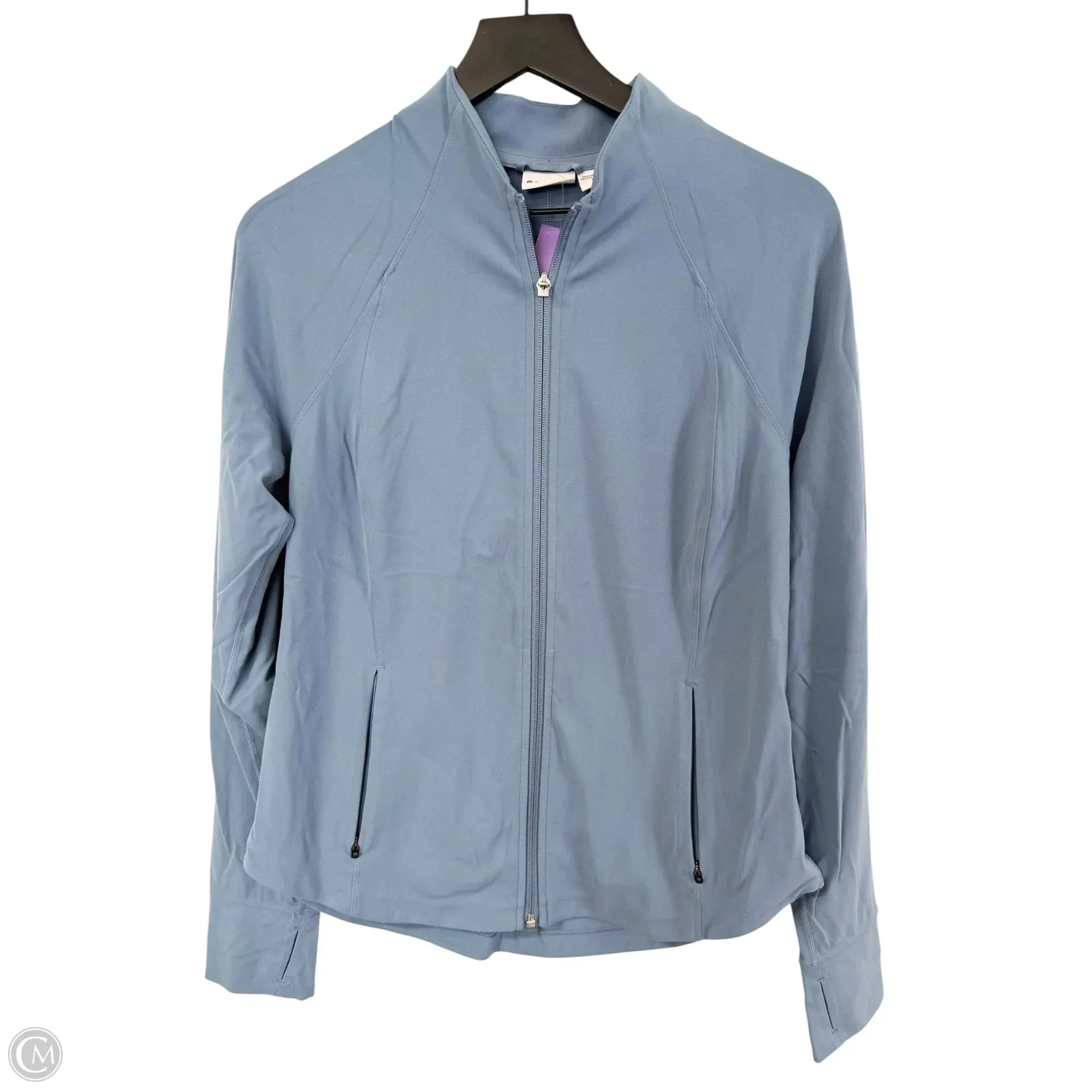 Athletic Jacket By Athleta In Blue, Size: L Quilted Interior Urban Outdoor Look