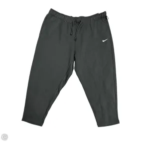 Cozy and Soft Athletic Pants By Nike Apparel In Black, Size: 2x