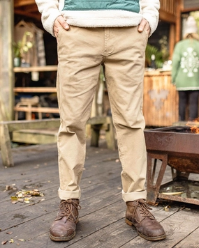 365 Organic Cotton Trouser - Chinchilla Brown Comfort Wear Fit