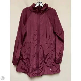 Compact Layer Athletic Jacket By Apana In Purple, Size: M