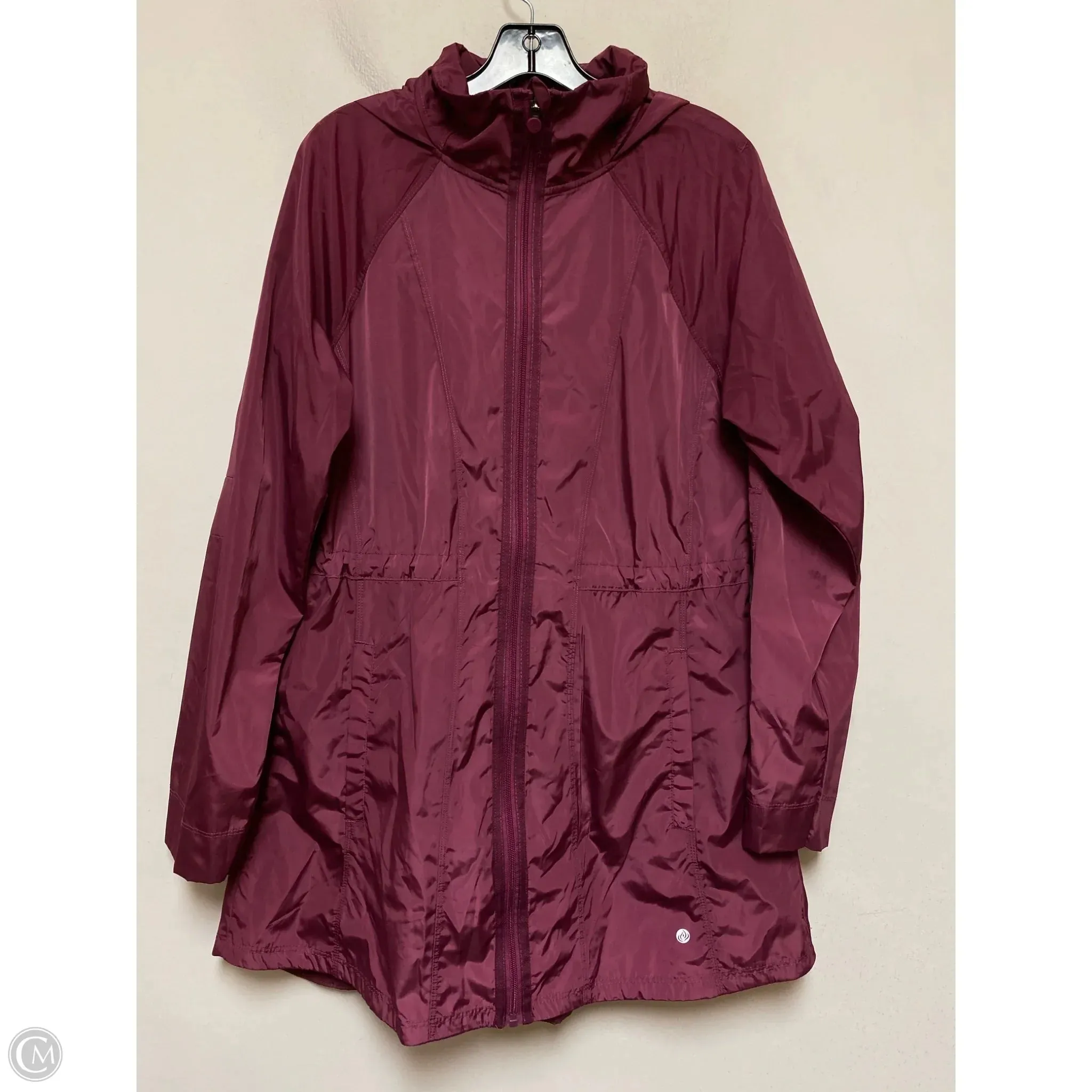 Compact Layer Athletic Jacket By Apana In Purple, Size: M