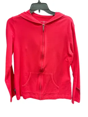 Magnetic Fastenings Athletic Jacket By Karen Scott In Pink, Size: S
