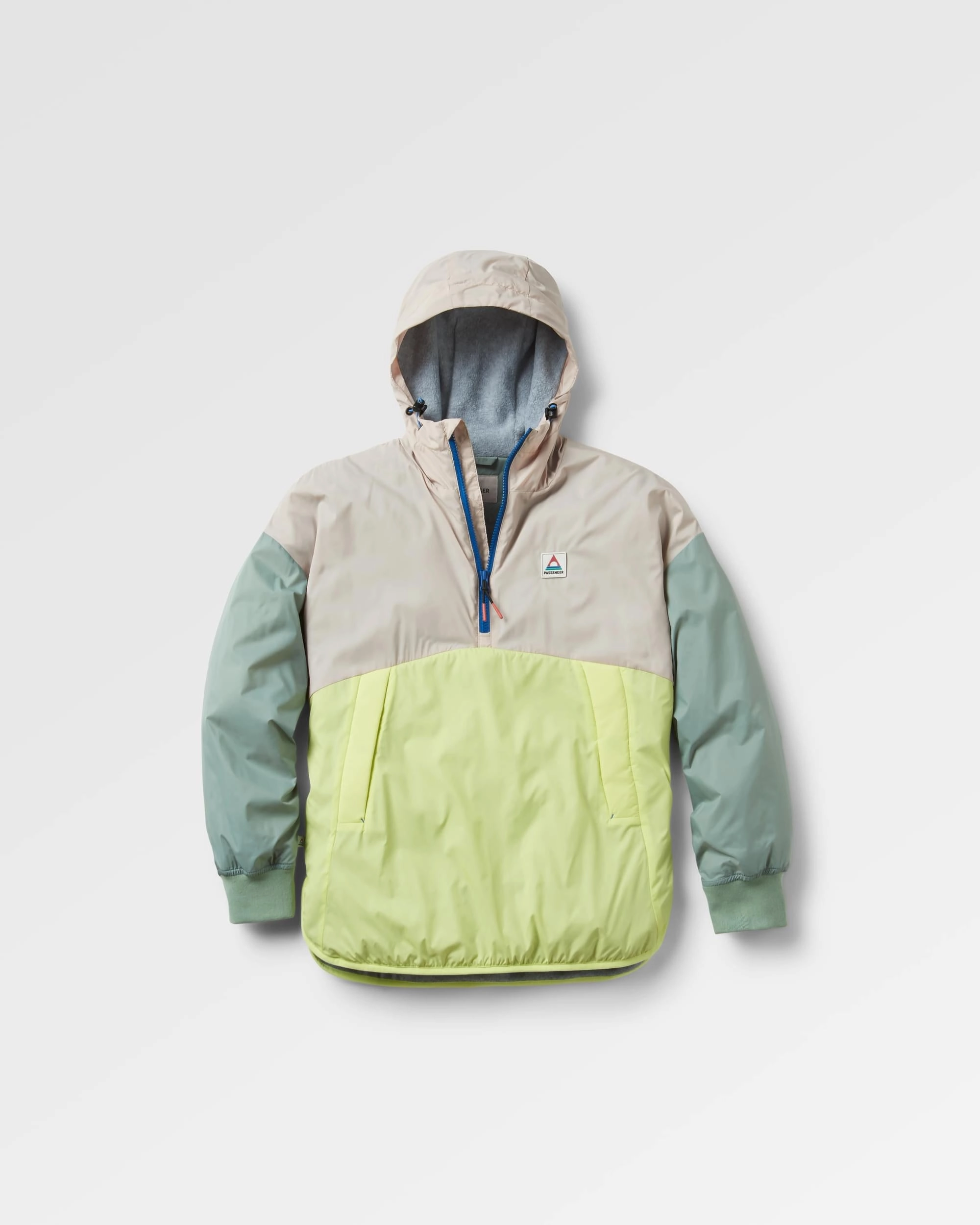 Moonlight Recycled Insulated Anorak - Lime Juice All Day Fit Layered Neckline
