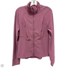 Athletic Jacket By 90 Degrees By Reflex In Purple, Size: Xl Waist String