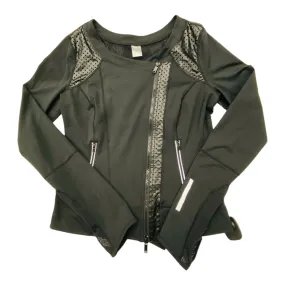 Fade Resistant Exterior Athletic Jacket By Zella In Black, Size: M