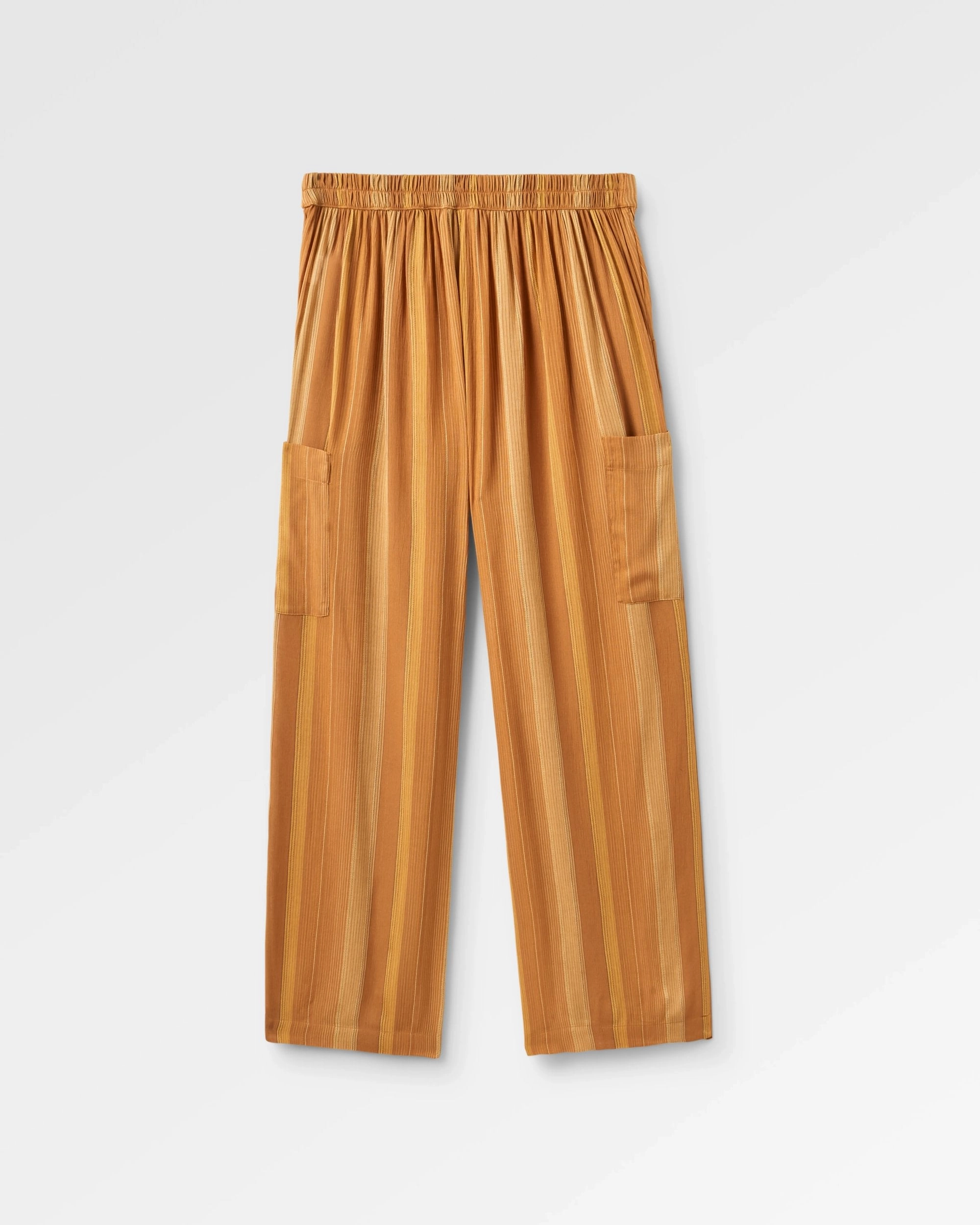 Someday Woven Trouser - Spruce Yellow Stripe Active Design