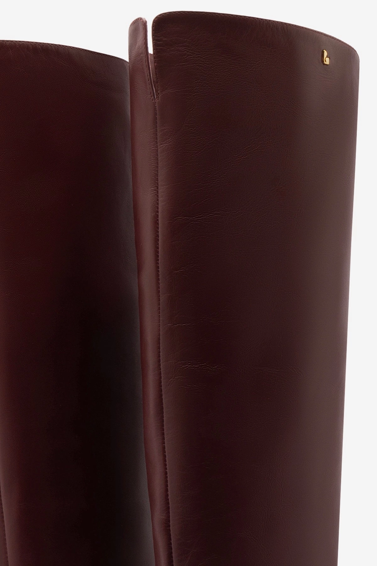 Kate Hi Boot In Burgundy Leather Padded Interior Work Commute