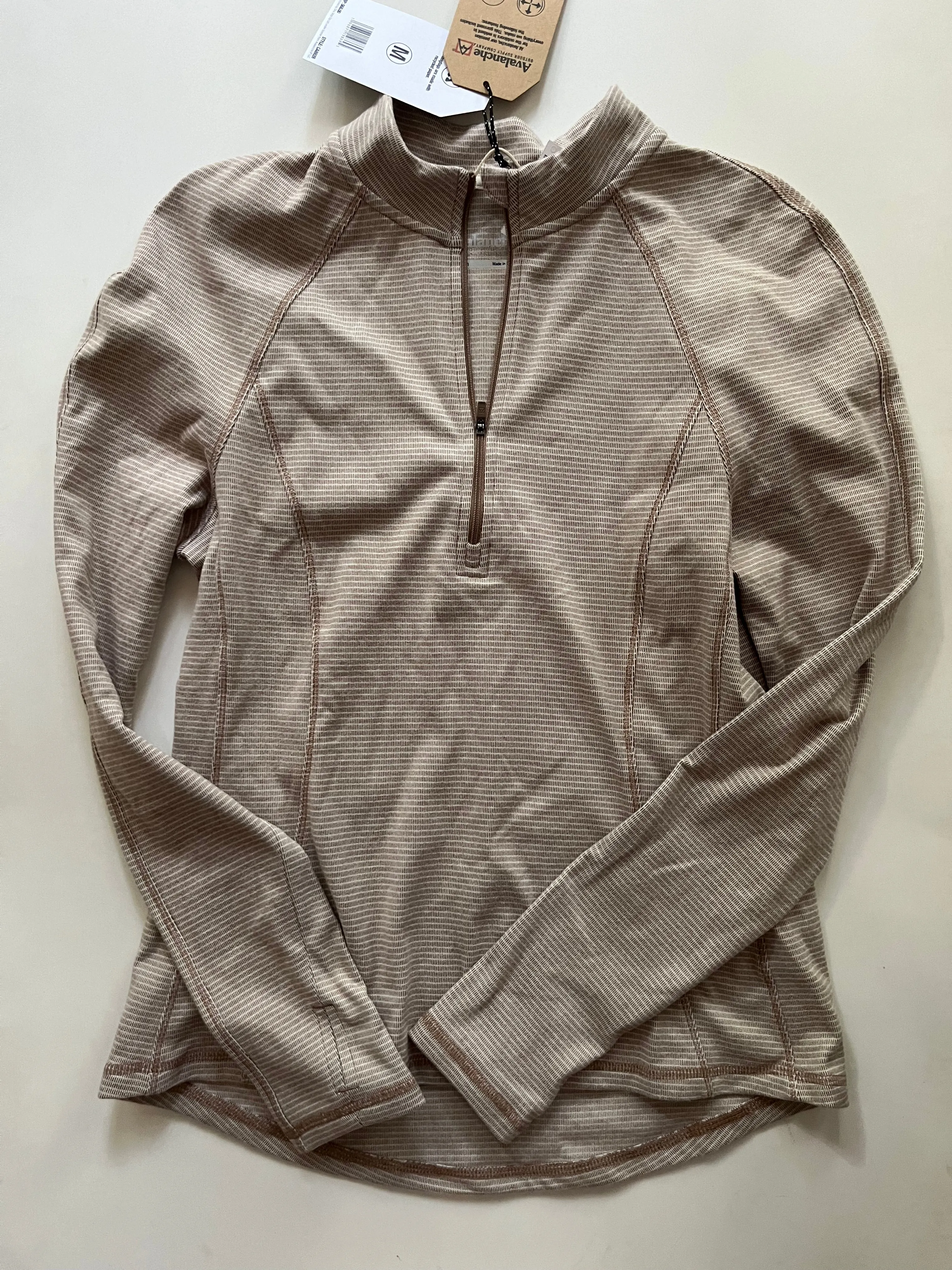 Athletic Jacket By Avalanche In Tan, Size: M Hypoallergenic fabric