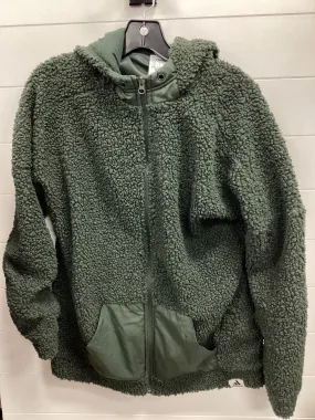 Multi Directional Stretch Athletic Jacket By Adidas In Green, Size:M