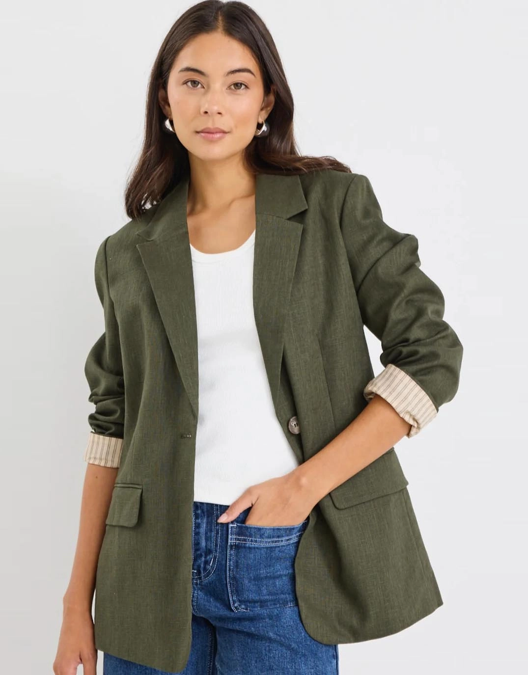 Dock Blazer - Khaki Shock Absorbent Padding Ergonomic Cut