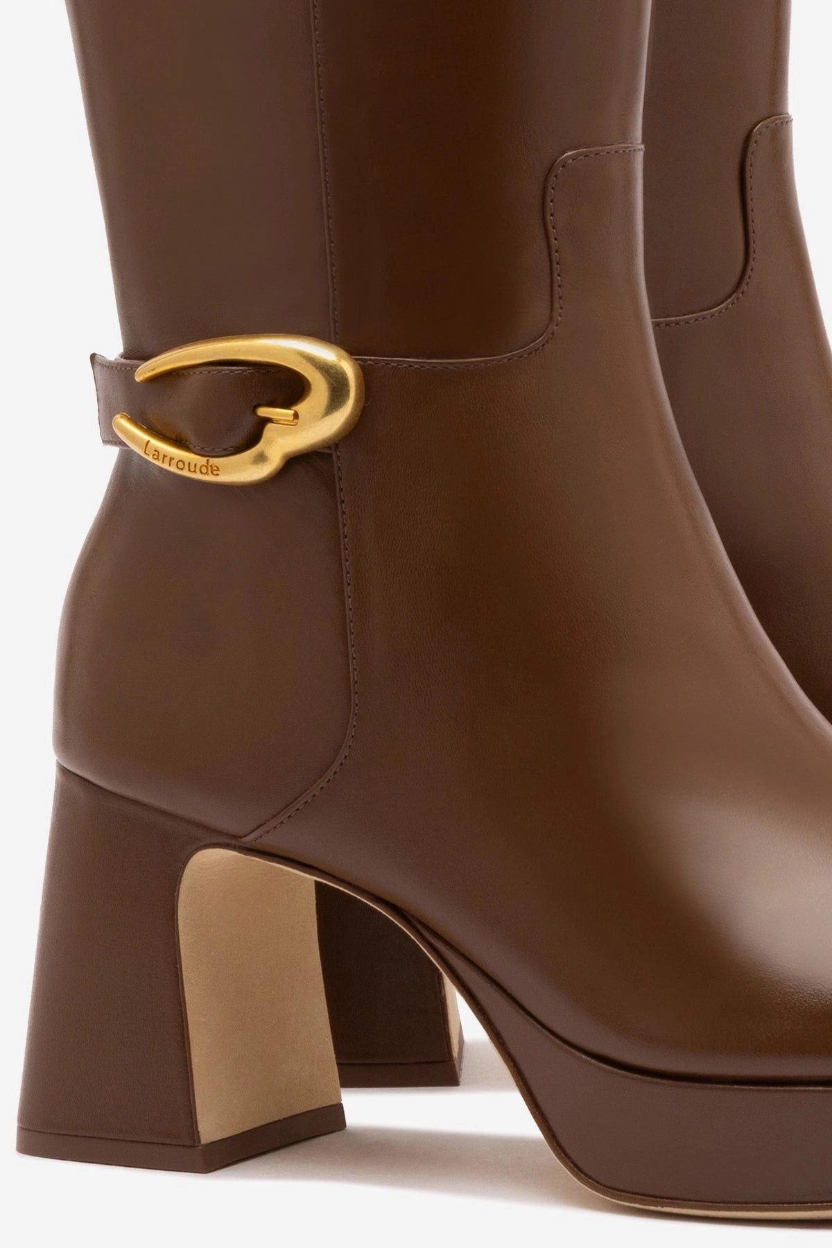 Eco Friendly Tannery Dolly Verona Hi Boot In Burnt Umber Leather