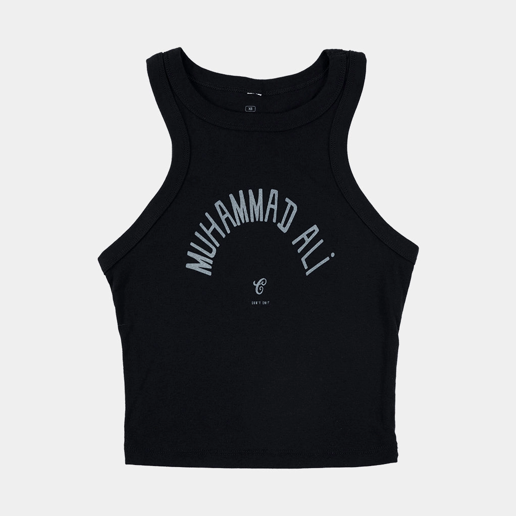 anti static coating FourWay Stretch Fabric MUHAMMAD ALI 1965 ROBE WOMEN'S MICRO RIB RACER TANK