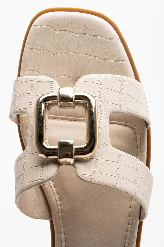 Mule Sandal Natural Mold resistant
