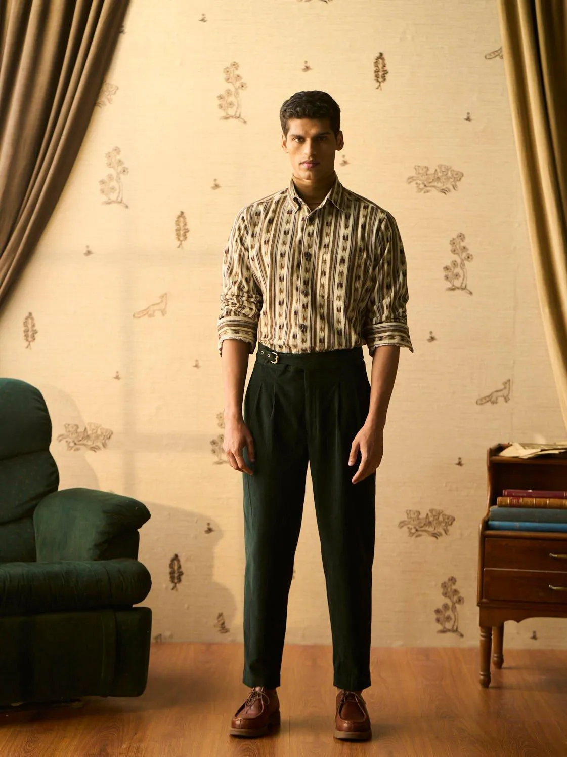 Twill Weave Corduroy Shirt