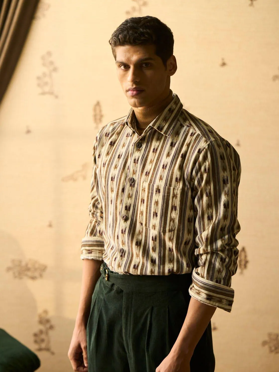 Unisex Option Travel Friendly Corduroy Shirt