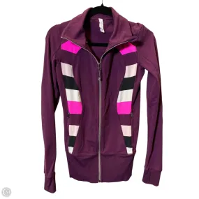 Compact Packability Long Length Athletic Jacket By Lululemon In Multi-colored, Size: S