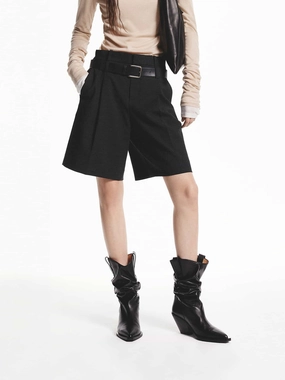 Double Waist Tailored Shorts RipstopMaterial