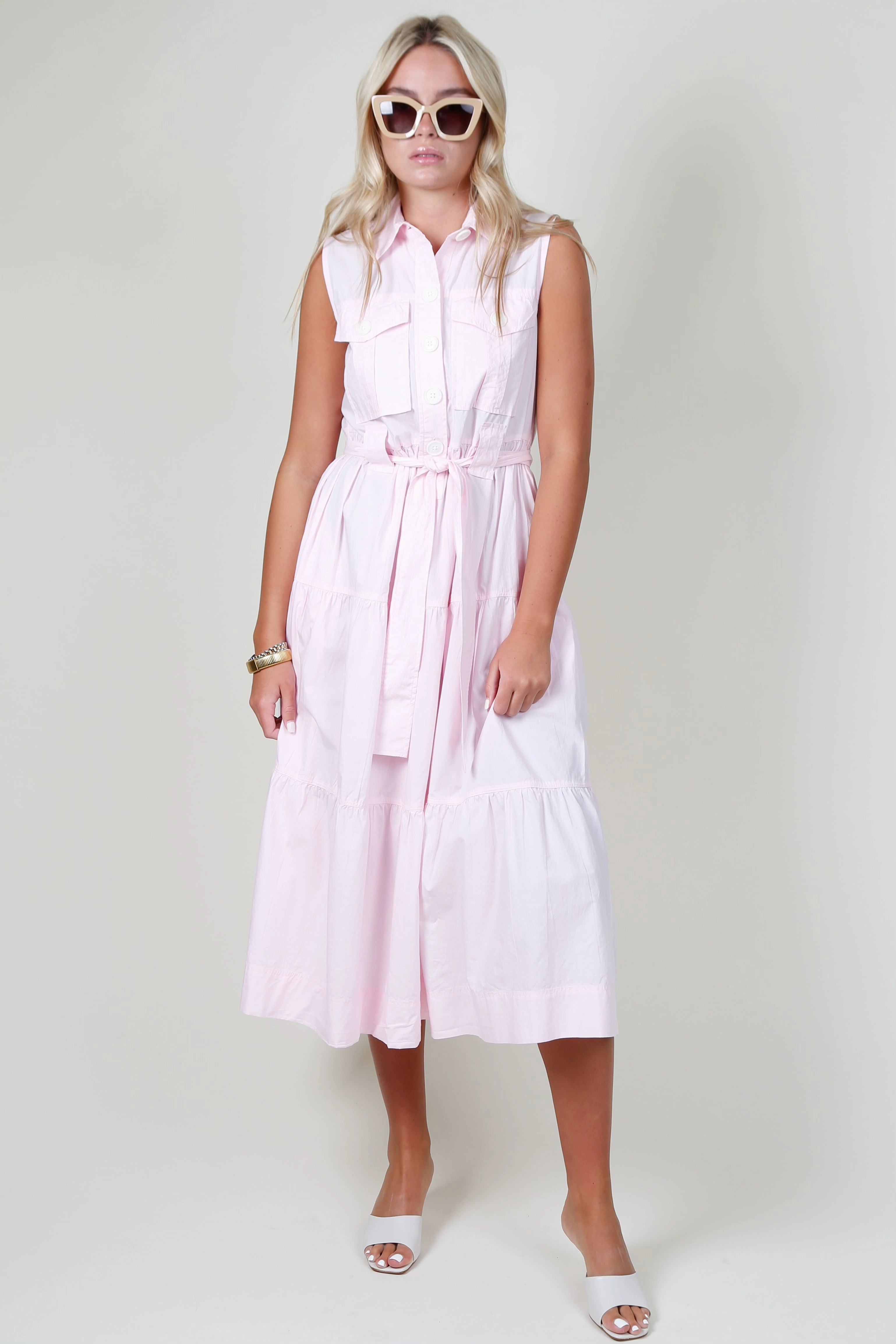 Fall Piece DEREK LAM | Florence Sleeveless Shirt Dress - Primrose