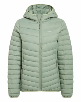 Low Profile Collar Recycled Material Blend Craghoppers Womens Compresslite IX Hooded Insulating Jacket