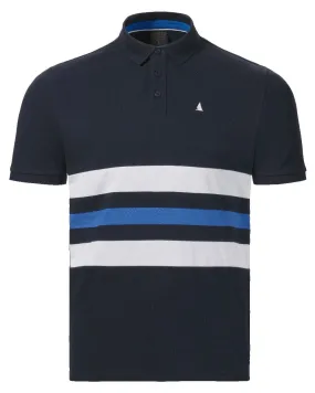 Musto Mens Original Striped Short Sleeve Polo Shirt Casual Outfit Formal Edge