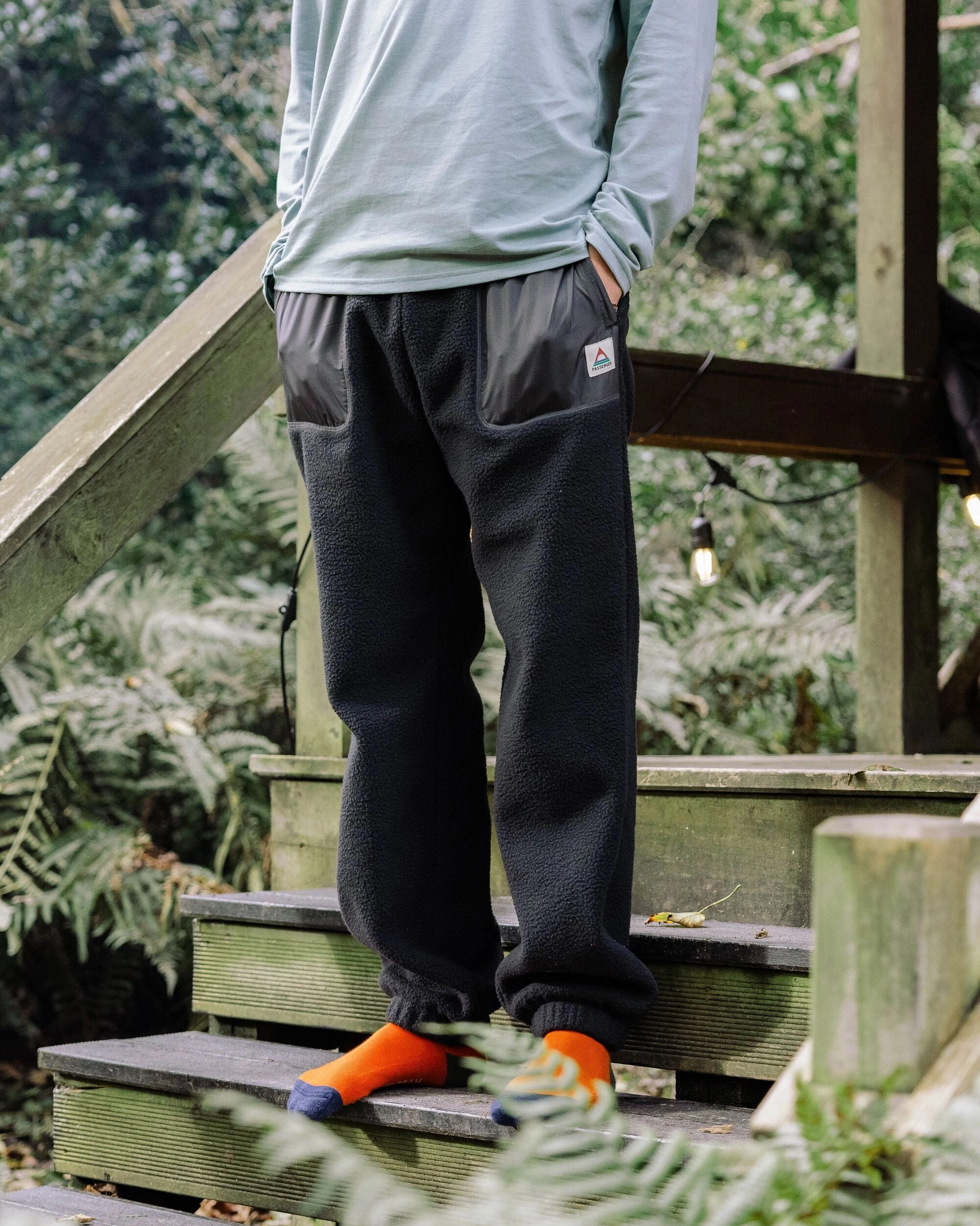 Offgrid Recycled Sherpa Fleece Jogger - Black Fashion Comfort Wear Timeless Appeal