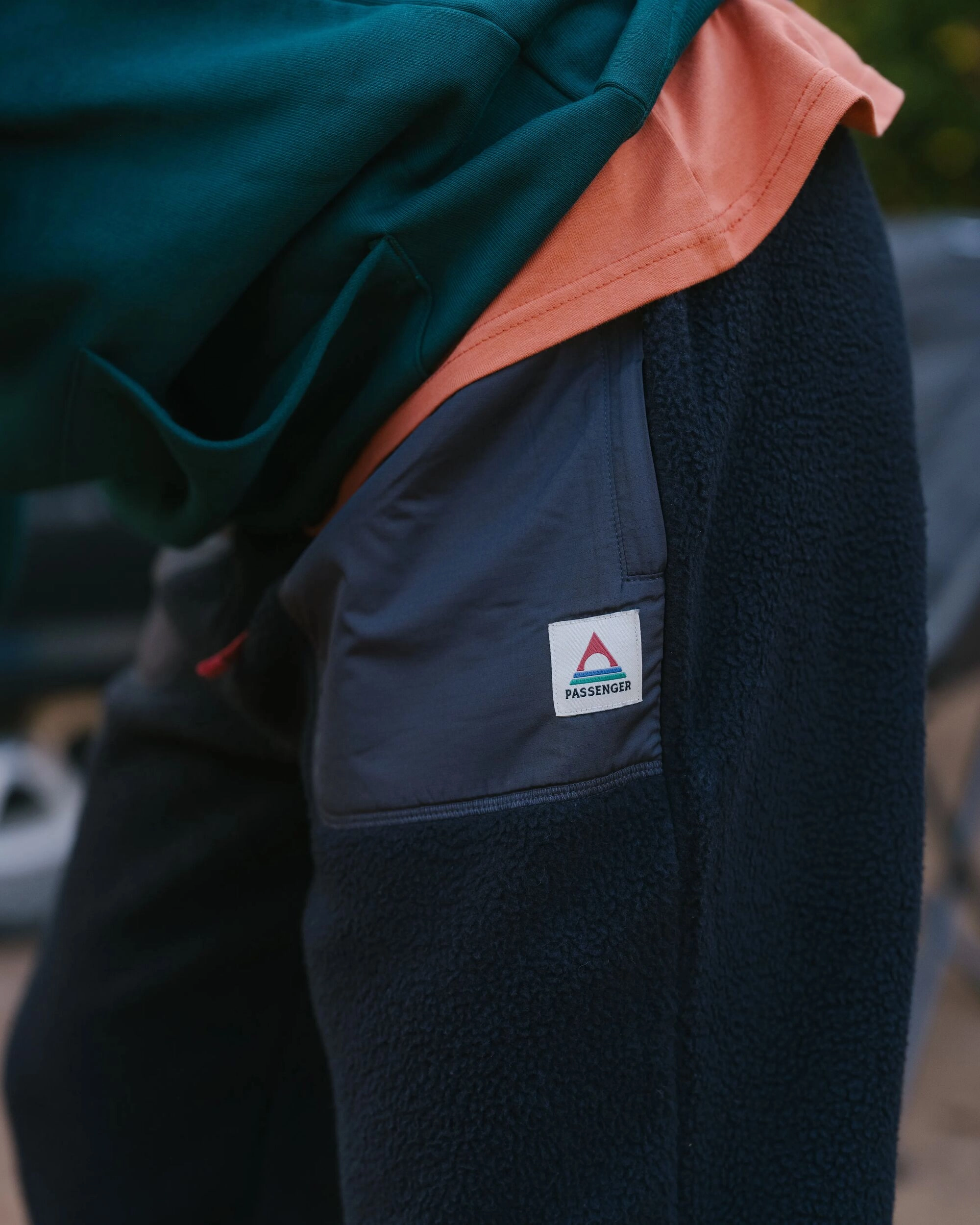 Offgrid Recycled Sherpa Fleece Jogger - Black Comfy Essentials Wear ComfortFit