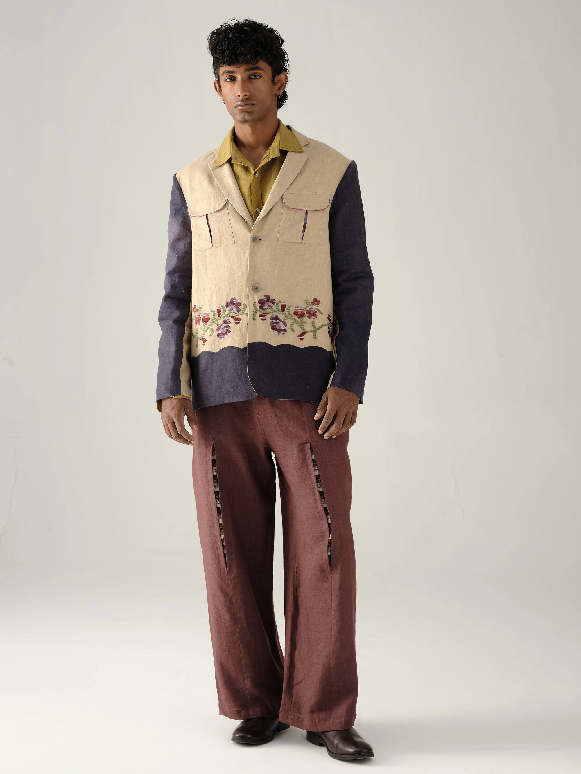 Wrinkle Free Material Nelson Blazer Set