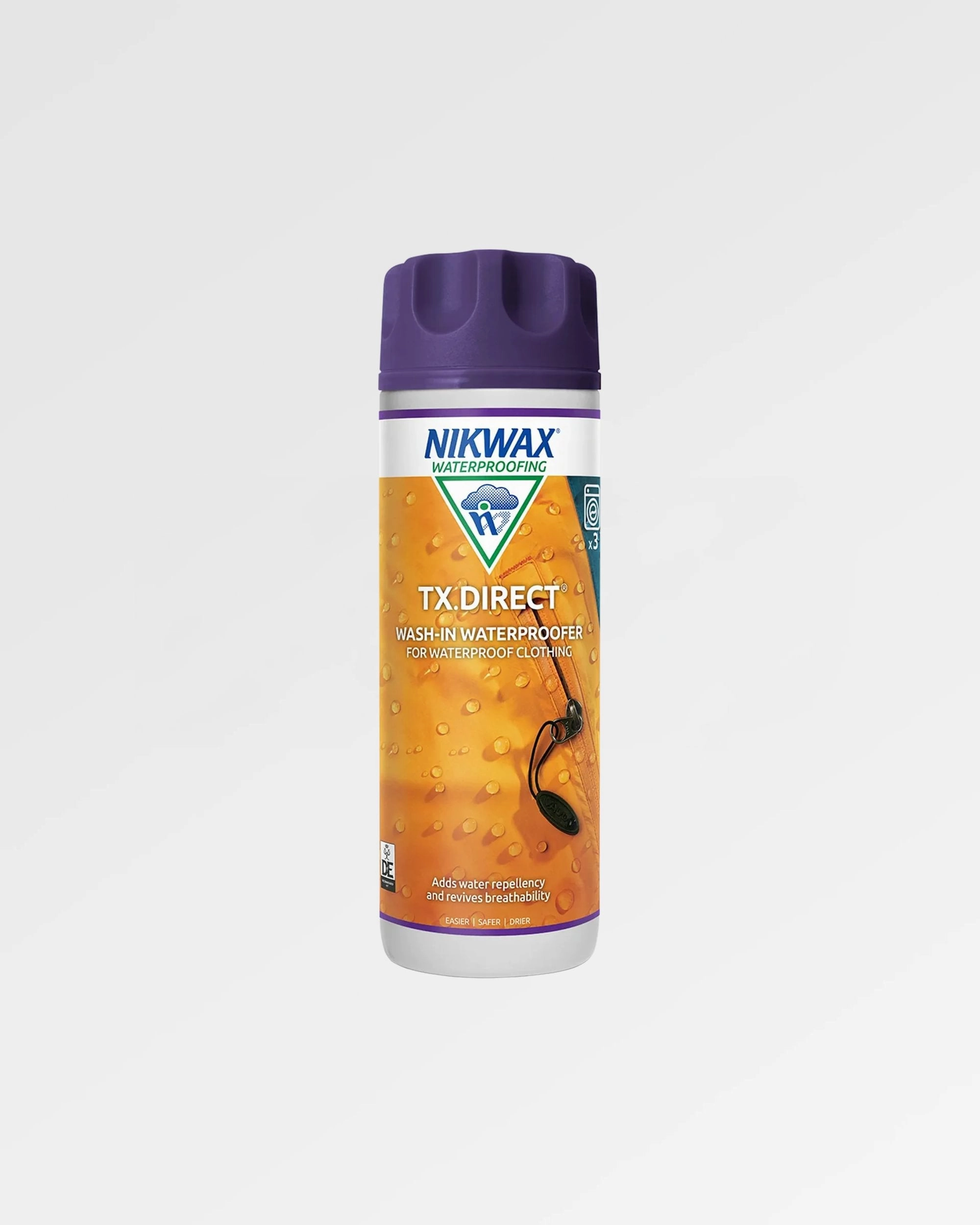 Nikwax TX Direct Wash In Waterproofer - 300ml - White TapedZippers Quick Pull Zipper