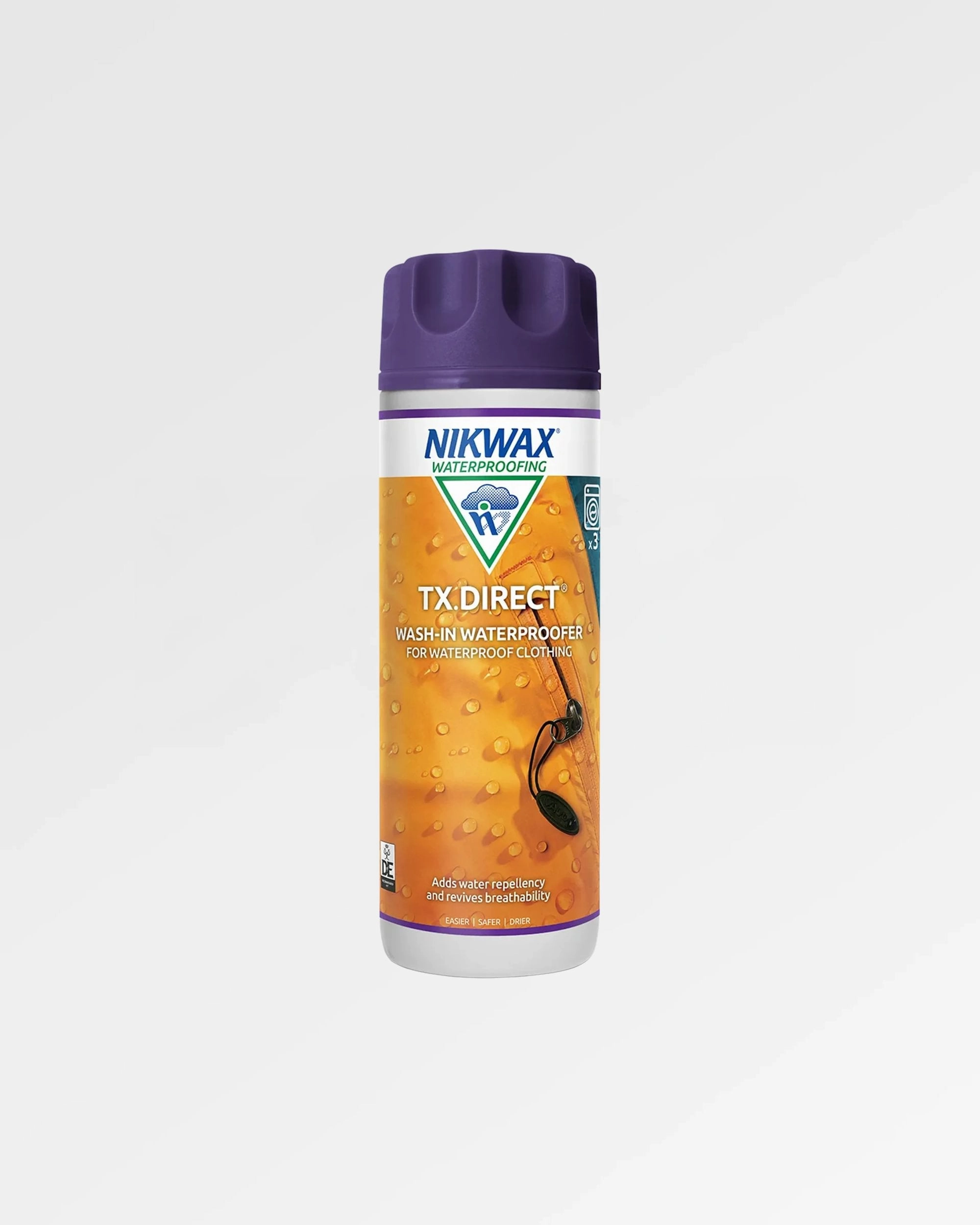 Nikwax TX Direct Wash In Waterproofer - 300ml - White Regular Fit Cut