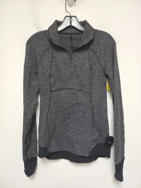 Athletic Jacket By Lululemon In Grey, Size: S TapedZippers Sport Inspired Style