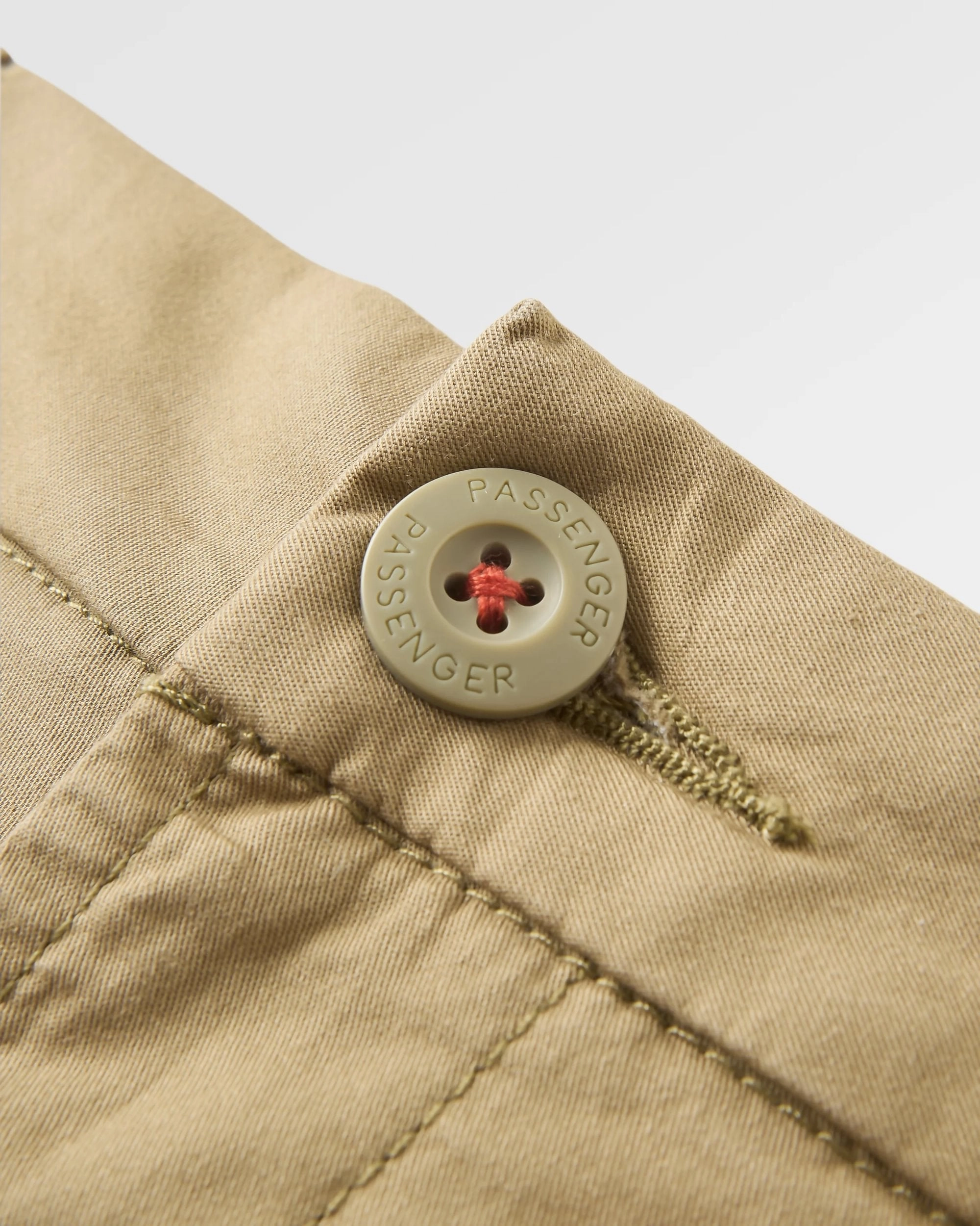 365 Light Organic Cotton Trouser - Faded Olive Performance Design