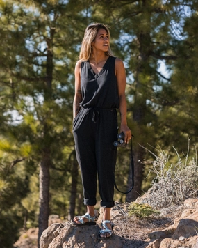 Comfortable Layers Aria Jumpsuit - Black