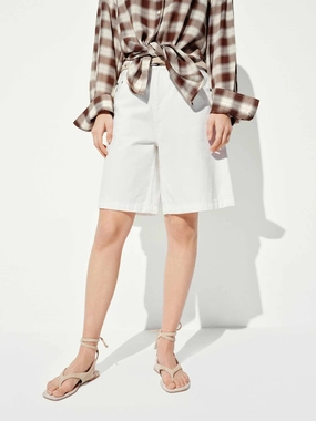 Flex Foam Insert Cotton Straight Loose Shorts