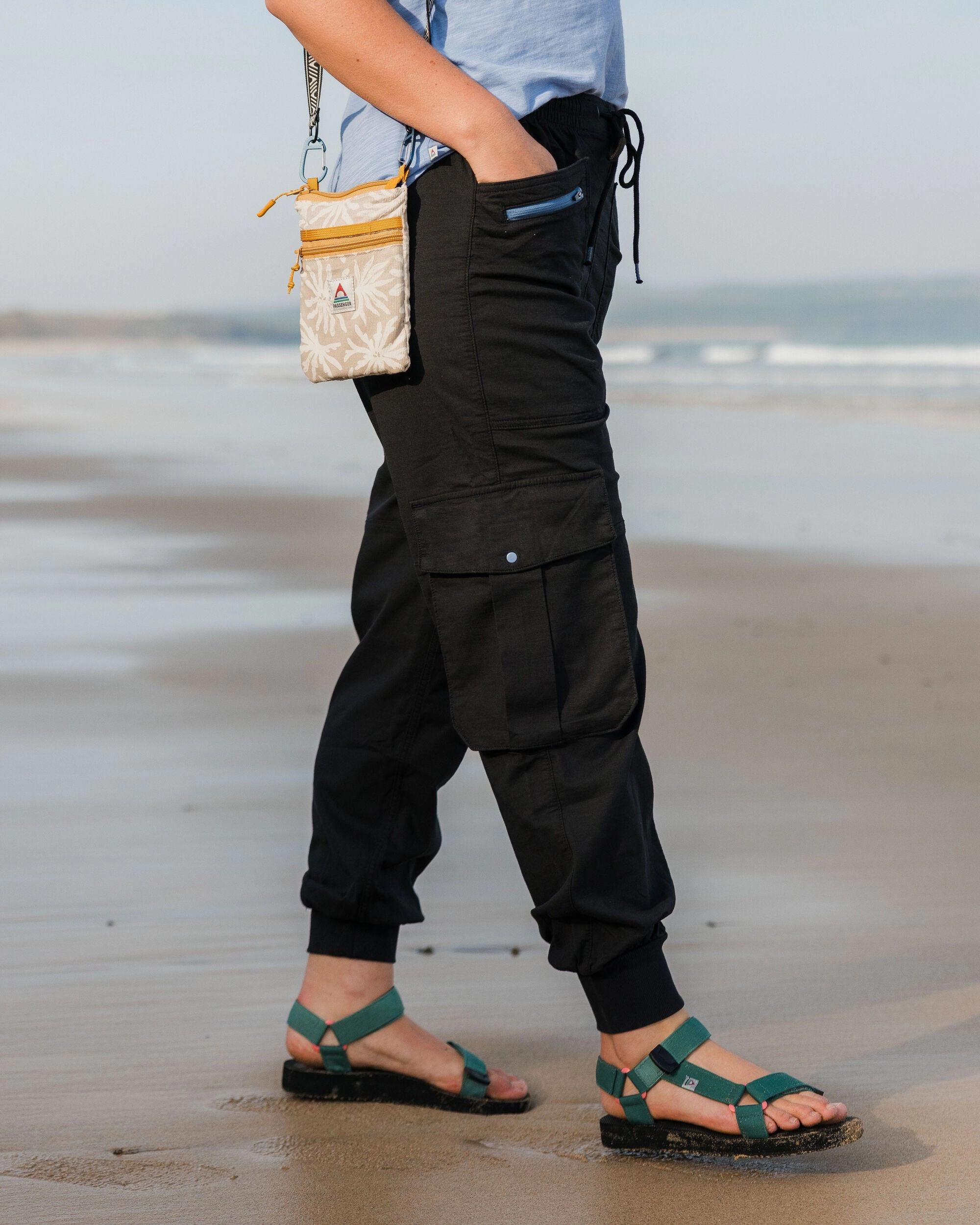 Casual Performance Wear Hydrilla Organic Cotton Trouser - Black