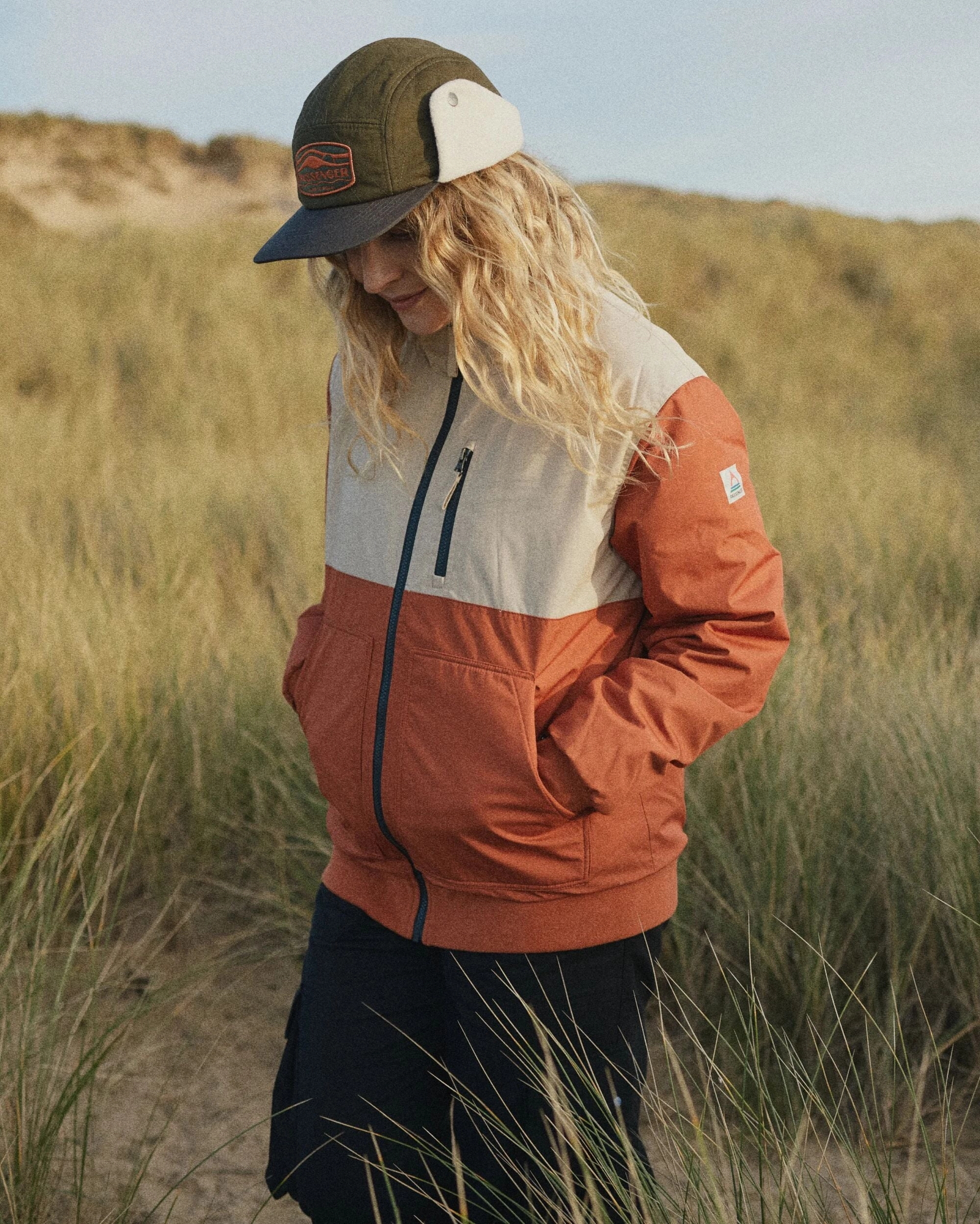 WrinkleFreeFinish Finn Recycled Polar Fleece Lined Jacket - Baked Clay