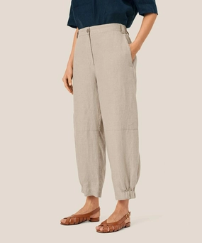 Soft Comfort 1010293 MaPrionnas Linen Trousers - Natural