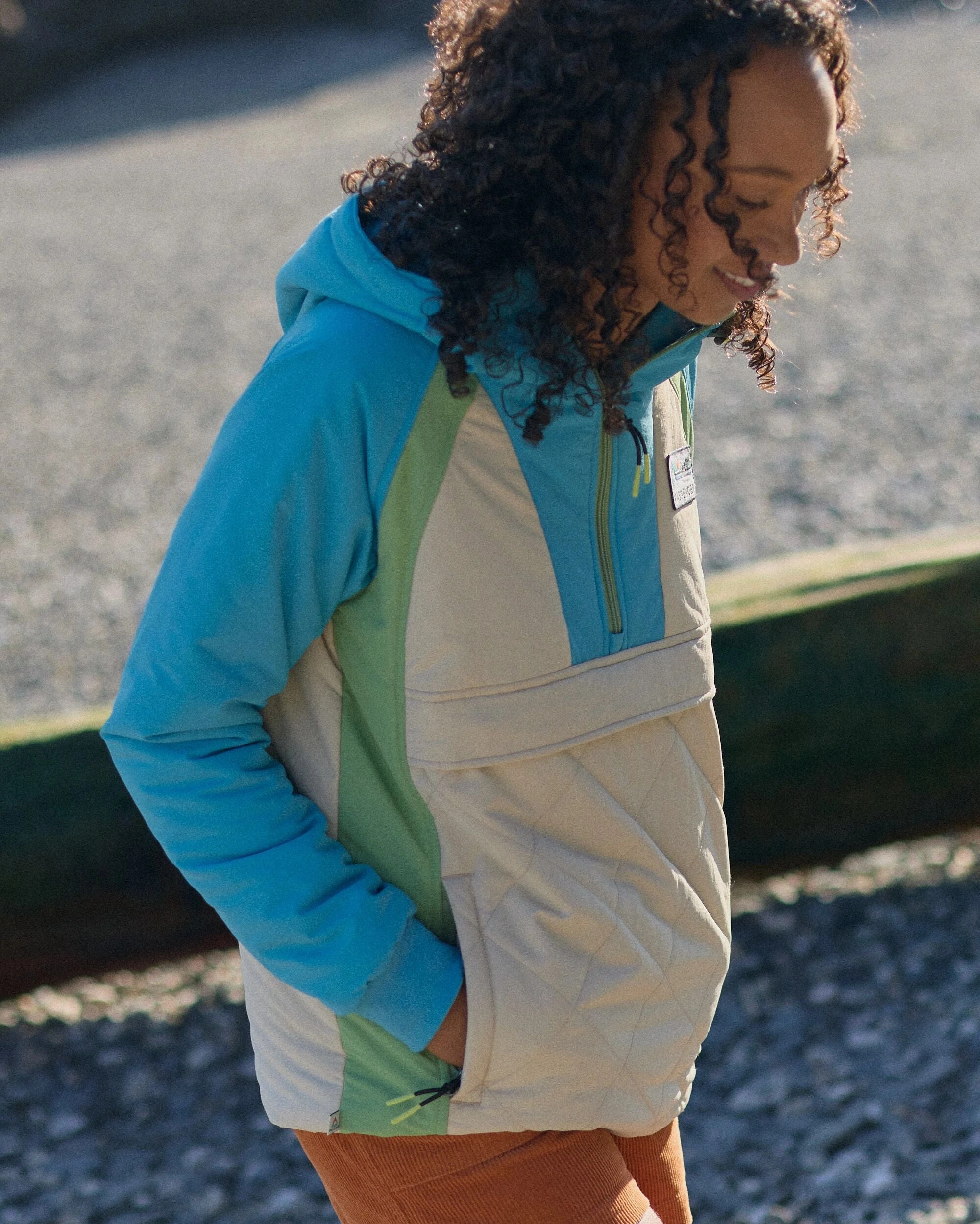 Ocean Recycled Insulated Anorak - Bluejay/Feather Clean Outer