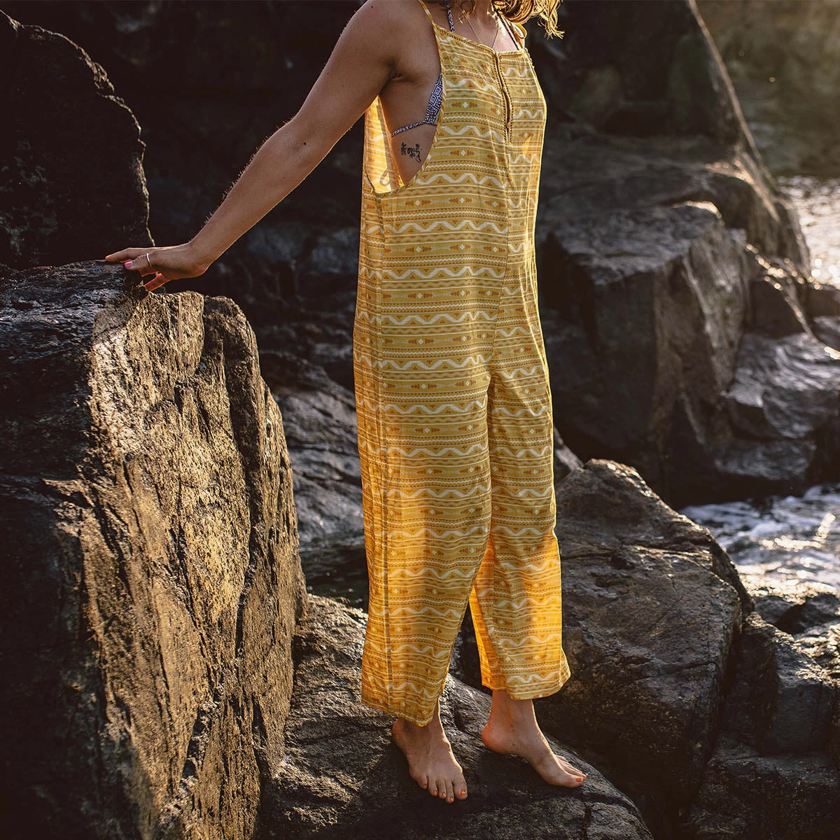 Heat Control ThermalRegulatingLining Spirit Jumpsuit - Ochre Yellow Sol
