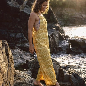 Feminine Fit Spirit Jumpsuit - Ochre Yellow Sol